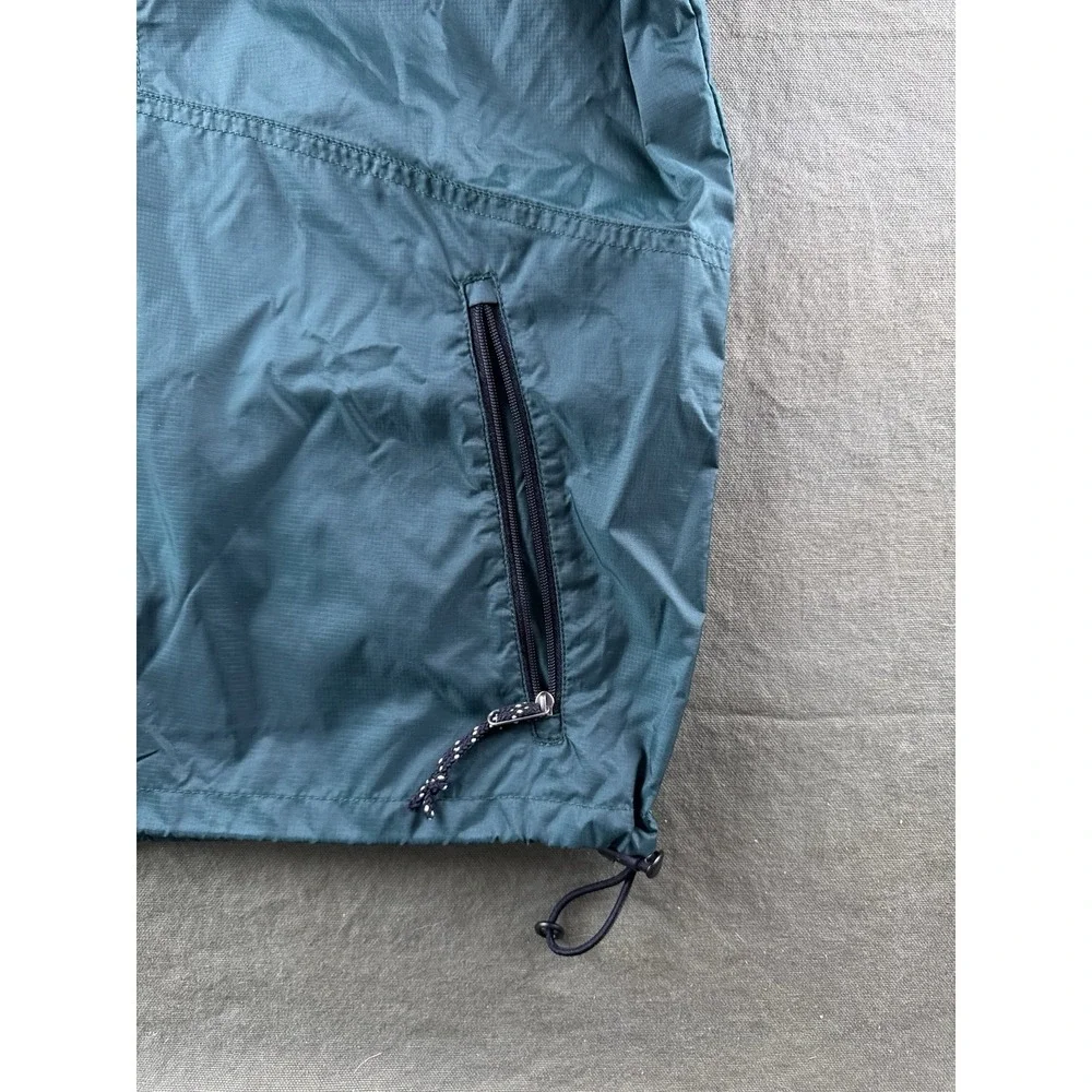 Vintage North Face Anorak Pullover Windbreaker Jacket Forest Green Size S